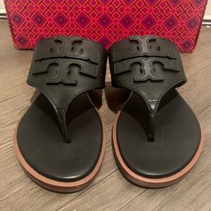 Tory Burch Weston full logo sandal